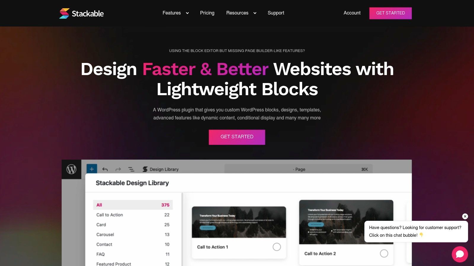 Stackable Ultimate Gutenberg Blocks